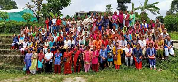 Farmers gathered together outdoors